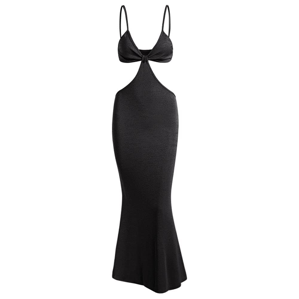 ZAFUL Women's Sexy Bodycon Dress - Sleeveless Thigh Split Club Party Dress for Birthday, Night Out & Special Occasions | Flattering Cami Maxi Dress for Women