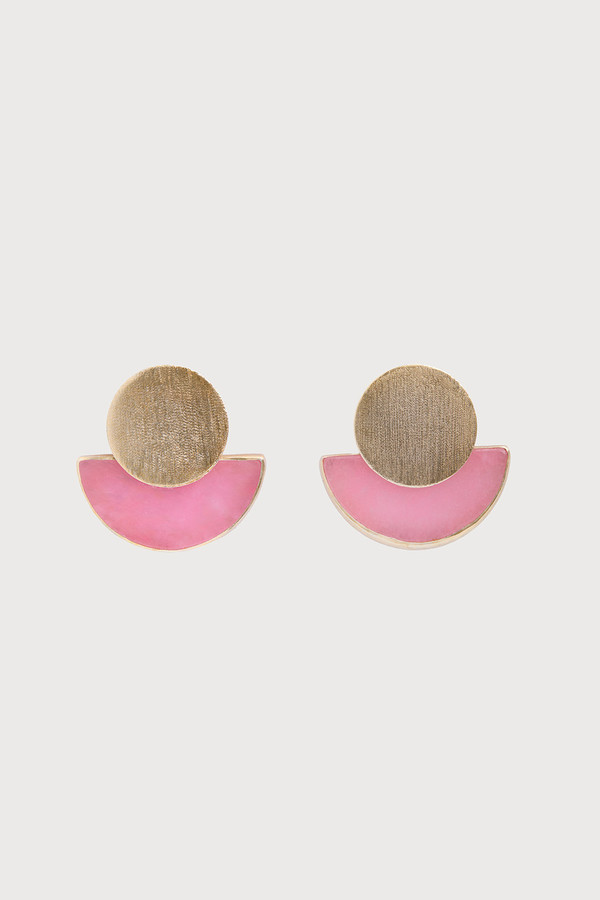 Geometric Half Moon Earrings for Women - Trendy Boho Dangle Earrings for Party, Wedding & Everyday Wear
