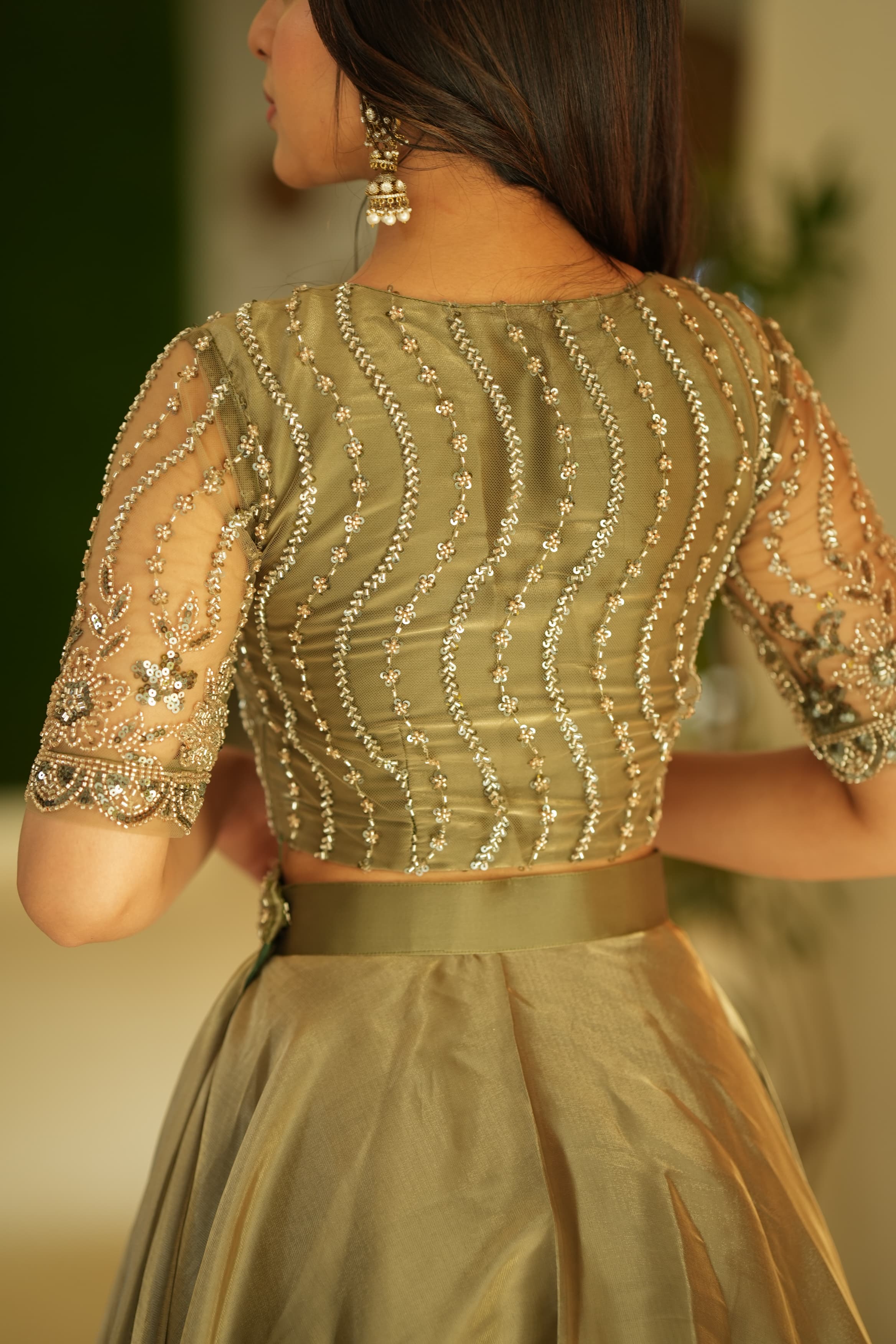 Pragya Premium Party Wear Crop Top & Skirt Set - Elegant Women's Outfit for Night Out, Club, Dinner Date & Special Occasions