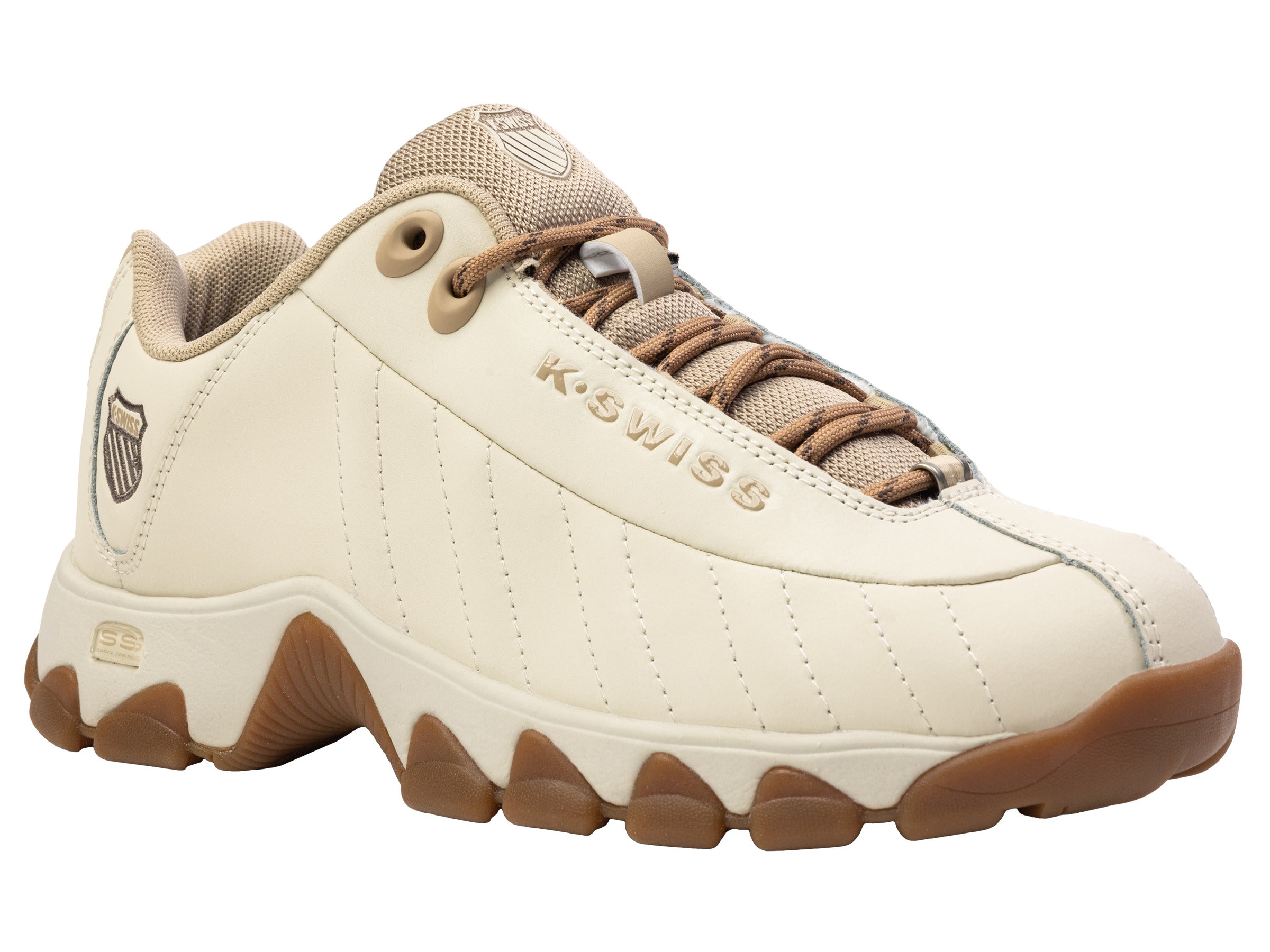 ST329 CMF Sneakers in Bone White/Safari/Gum - Lightweight Comfortable Casual Shoes for Men | Perfect for Walking, Running & Everyday Wear