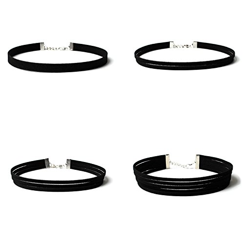 Gothic Lace Fake Collar Choker Necklace Set - Victorian Lolita Jewelry Accessories for Women | DIY Gothic Choker Neck Chain for Cosplay, Party & Fashion Outfits