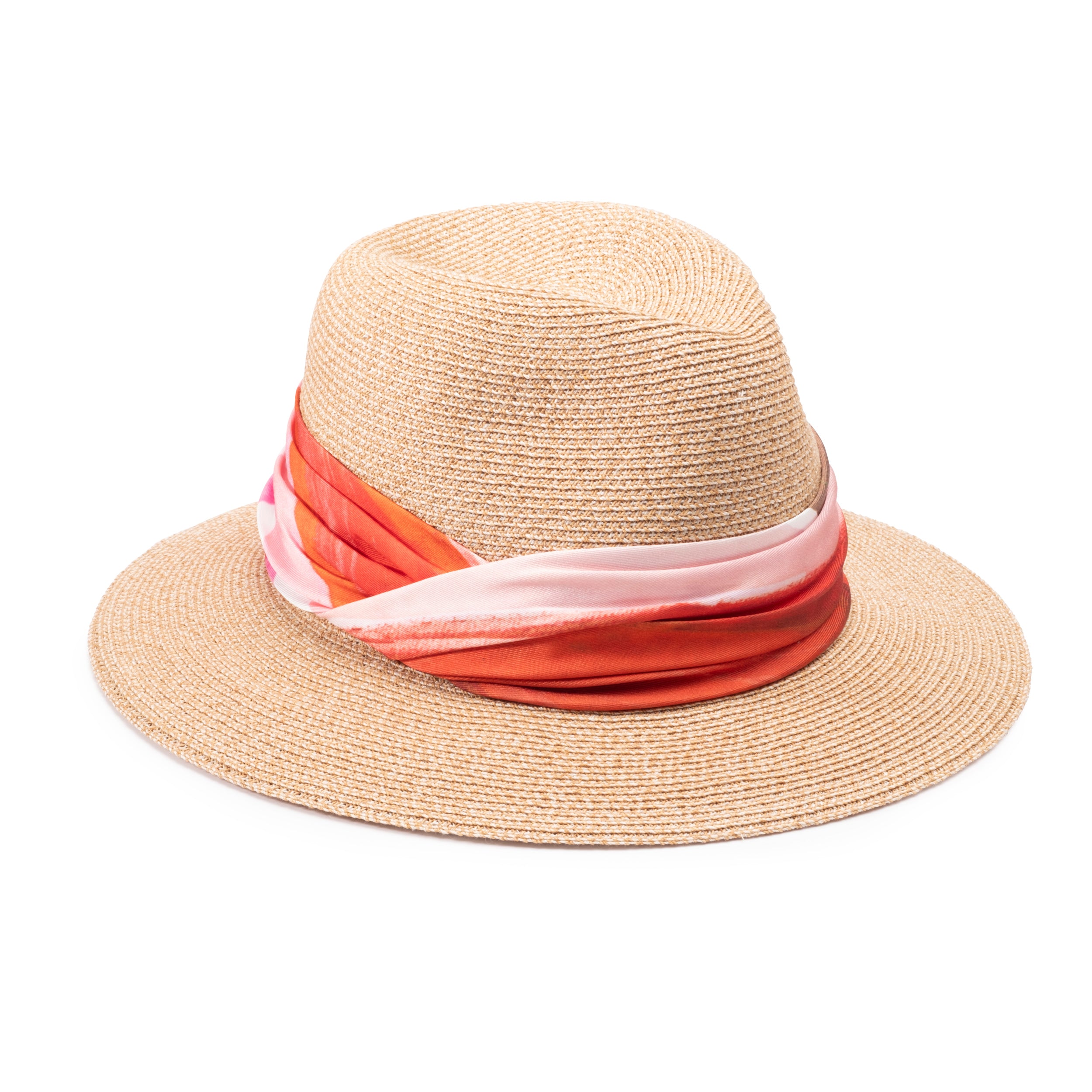 Lillian Toyo Packable Fedora Hat for Women - Lightweight Travel Sun Hat with UPF 50+ Protection - Foldable Summer Hat for Beach, Vacation, and Outdoor Adventures