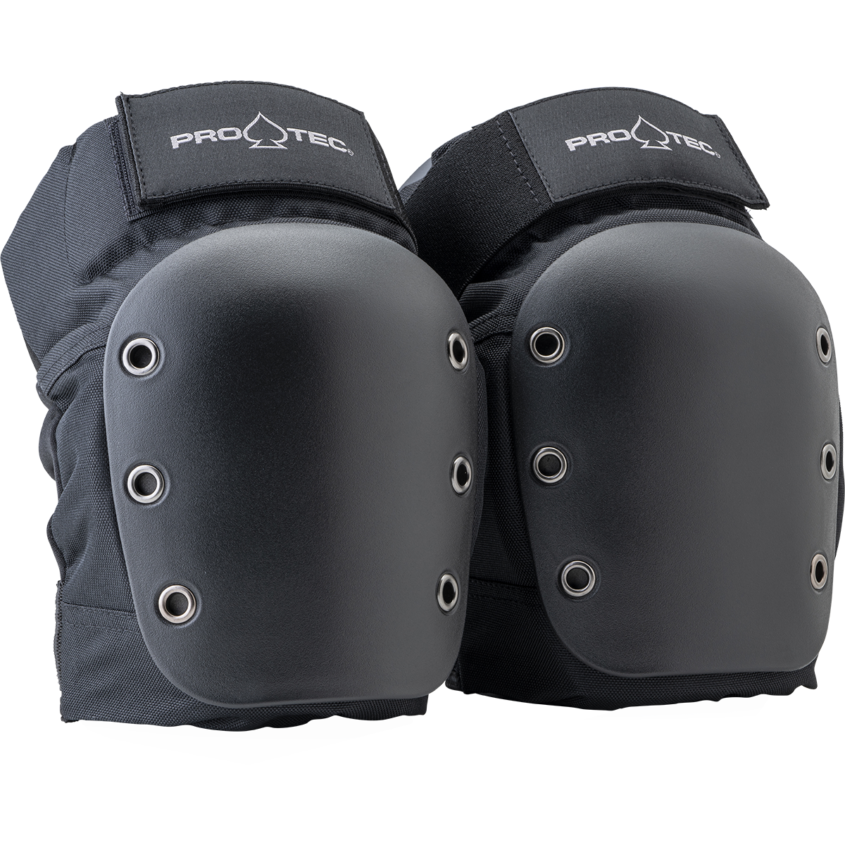 STREET KNEE PAD - Open Back Black Knee Protection for Skateboarding, Cycling & Outdoor Sports