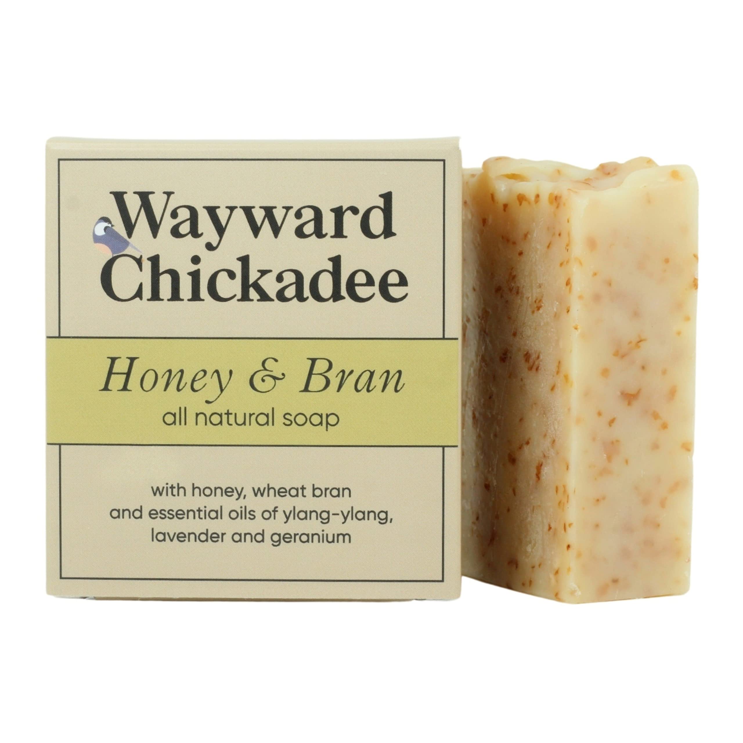 All Natural Handmade Honey & Bran Soap - Organic Skincare for Dry & Sensitive Skin - Perfect for Daily Bath & Gift Sets