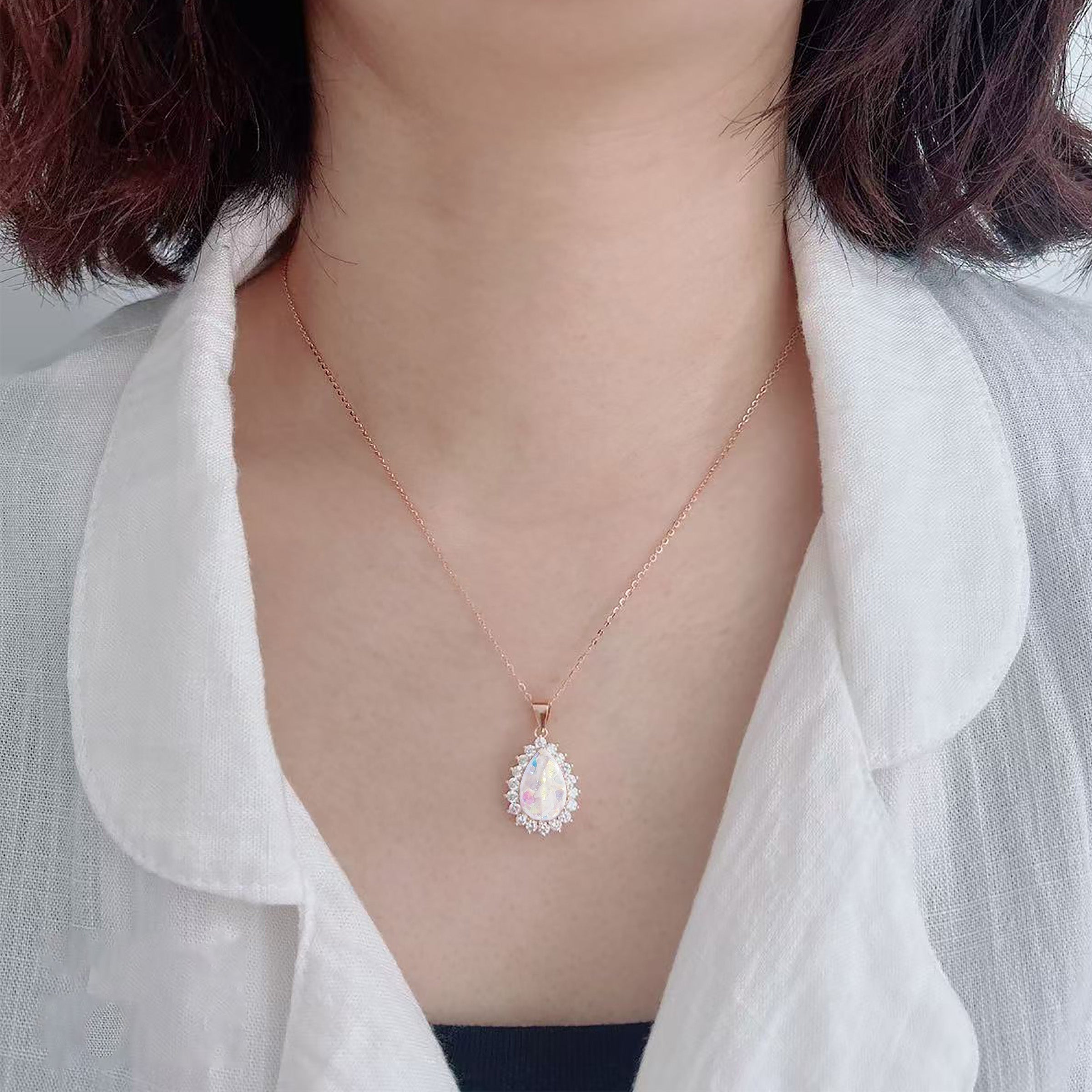 Evelyn Grace Memorial Ashes Necklace - Cremation Jewelry for Loved Ones | Keepsake Pendant for Ashes | Perfect for Remembrance, Memorial Gifts & Sympathy Presents