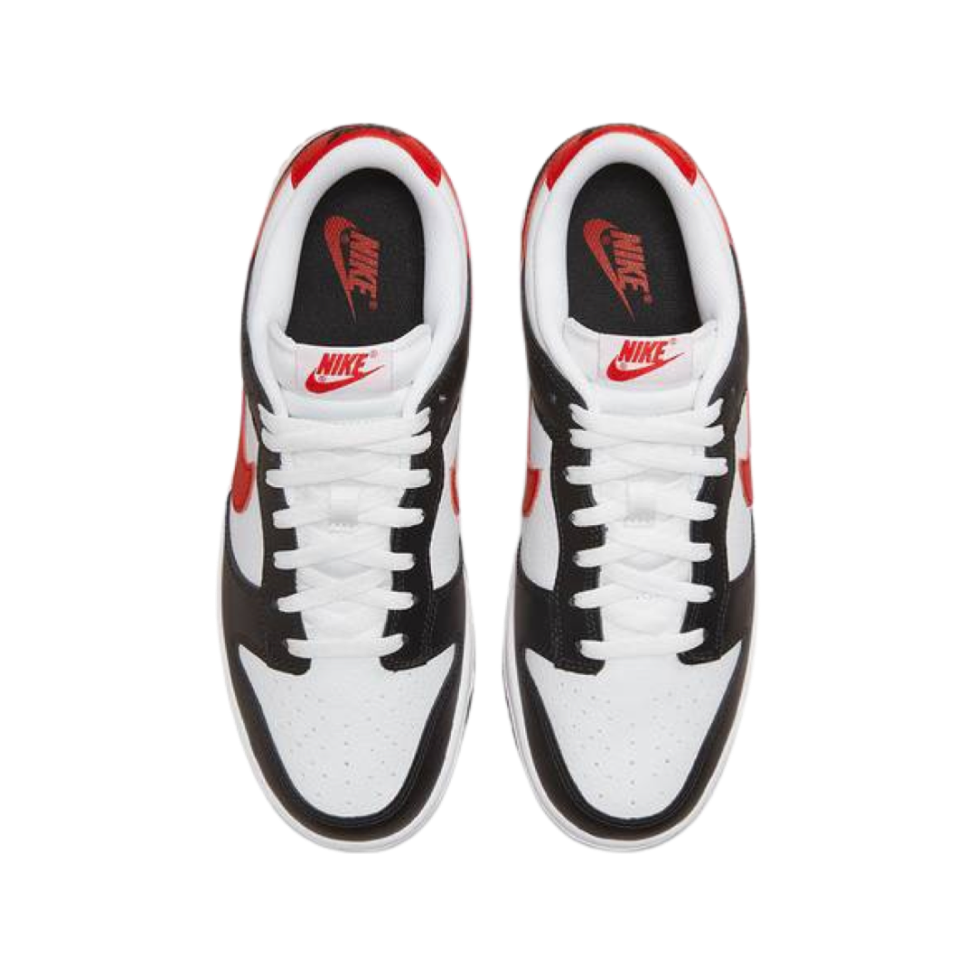 Nike Dunk Low Next Nature GS Sneakers in Smoke Grey & Crimson - Stylish & Comfortable Shoes for Kids, Perfect for School, Sports & Casual Wear