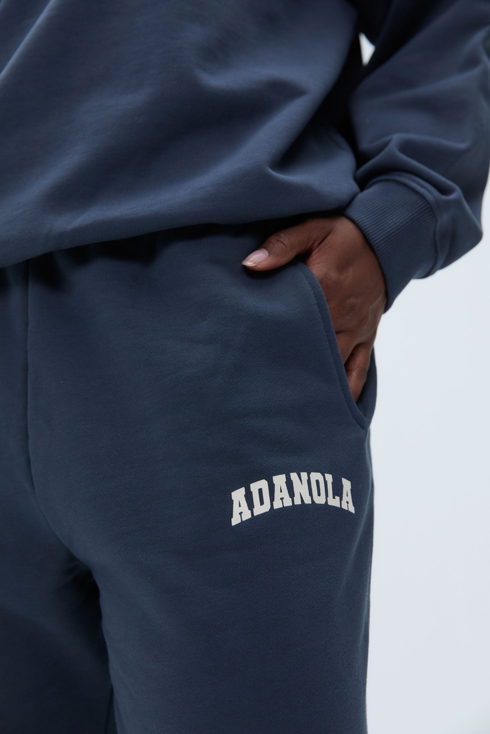 Premium Varsity Sweatpants for Men & Women - Soft Washed Midnight Blue Joggers - Perfect for Gym, Lounge & Casual Wear