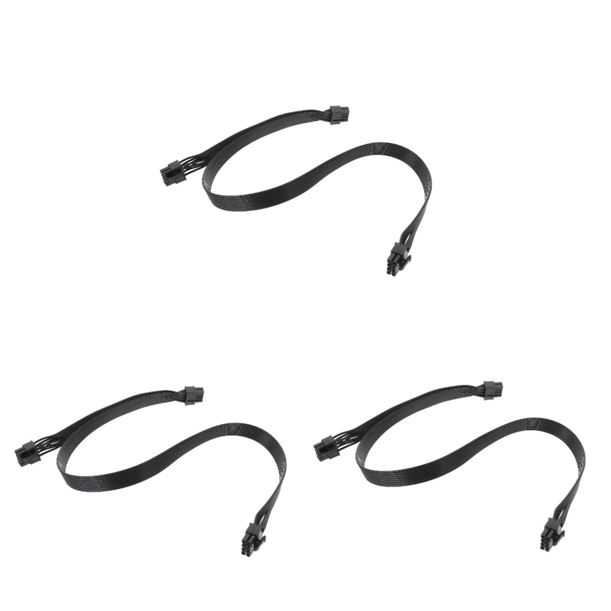 BESTonZON 3-Pack 8-Pin GPU Power Splitter Cable - Dual 8-Pin PCIe Power Connector for Graphics Cards, PC Power Supply Extension | Perfect for Gaming Rigs, Mining Rigs & High-Performance Computer Builds