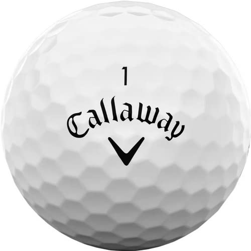 Callaway Golf 2023 Warbird AlignXL Golf Balls - High Performance Golf Balls for Distance & Control | Perfect for Driving Range, Course Play & Tournament Competition