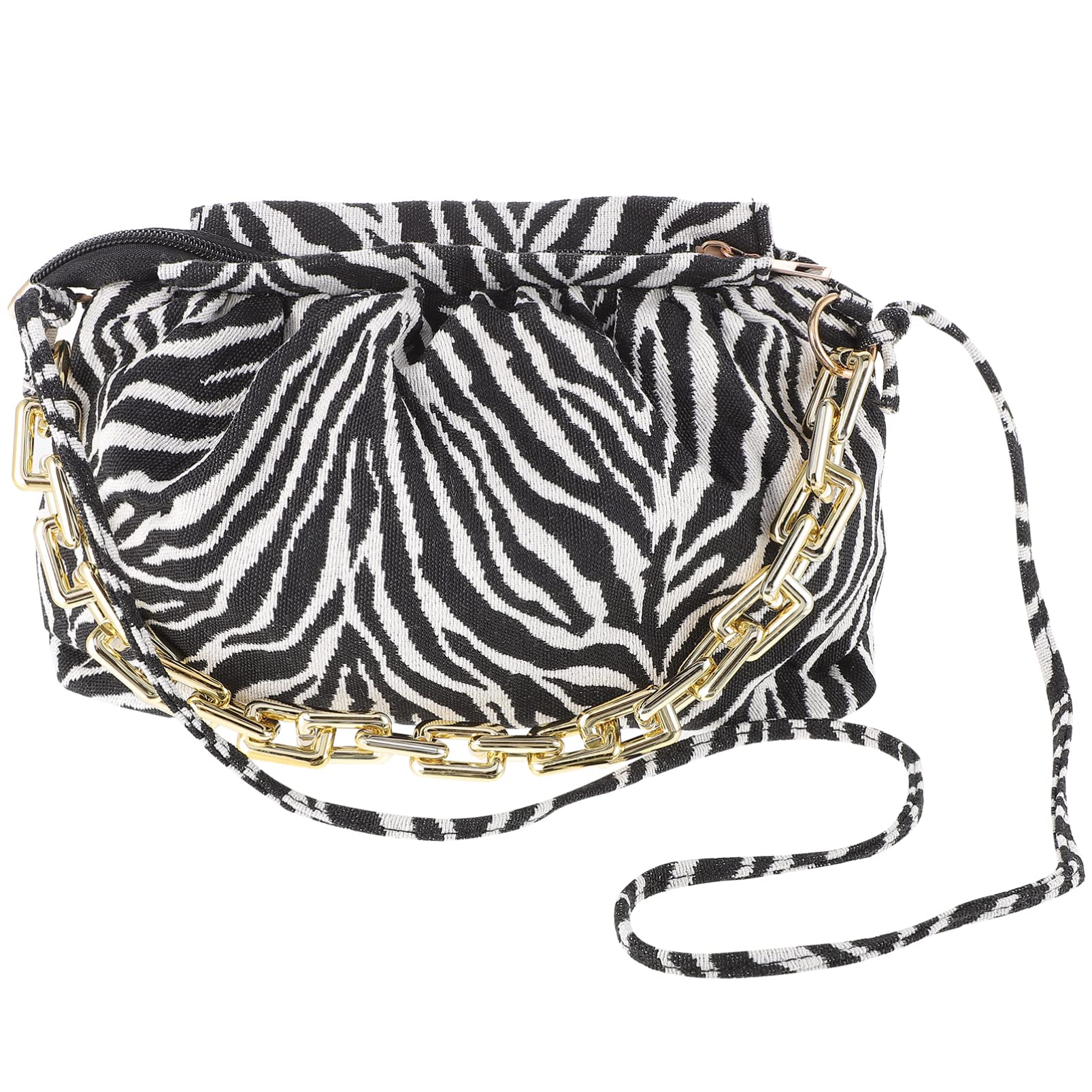 Stylish Zebra Print Crossbody Shoulder Bag for Women - Fashionable Foldable Clutch Purse for Daily Use, Travel & Parties