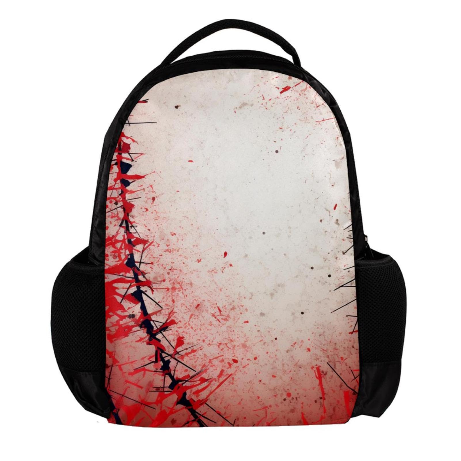 **Durable Baseball Texture Travel Backpack for Men & Women - Perfect for Hiking, Commuting, and Outdoor Adventures**