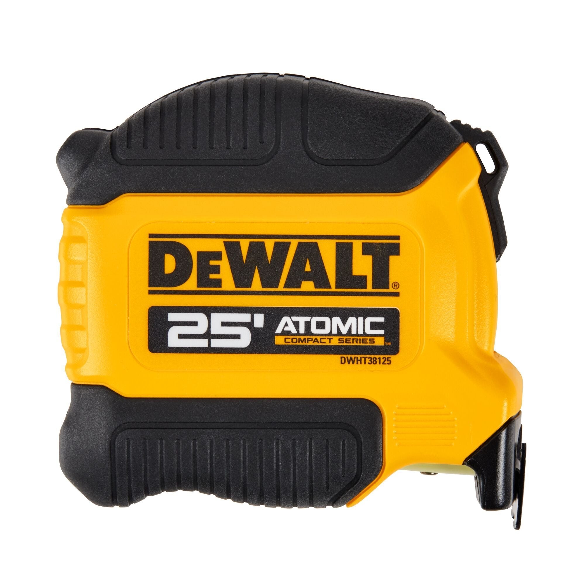 DEWALT DWHT38125S ATOMIC Compact Series 25 ft. Tape Measure - Lightweight & Durable Measuring Tool for Construction, DIY Projects & Home Improvement