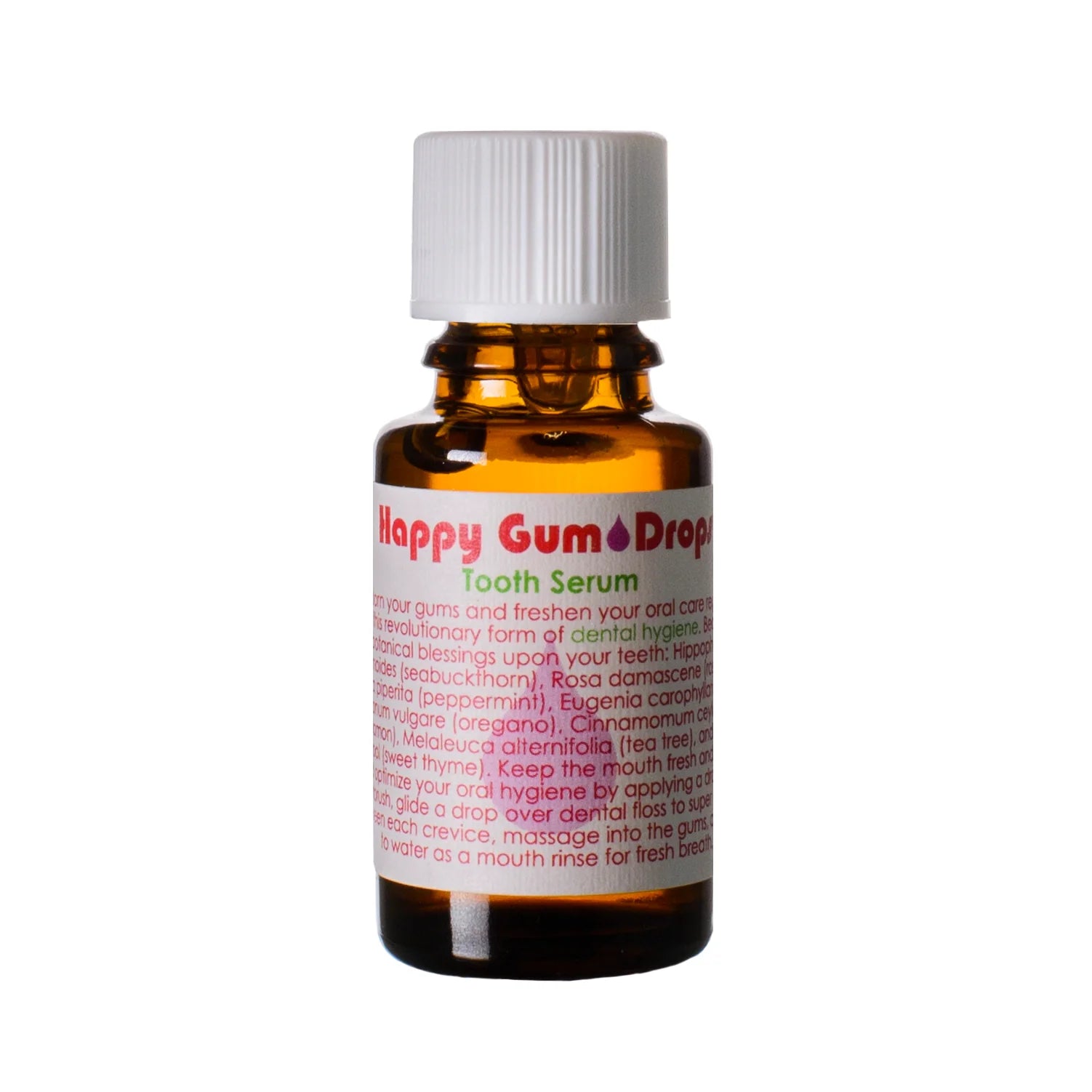 Living Libations Happy Gum Drops - Organic Herbal Gum Massage Oil for Healthy Gums & Fresh Breath | Perfect for Oral Care Routine & Travel