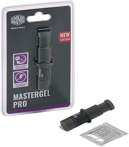 MasterGel Pro High-Performance Thermal Paste with Flat Nozzle - Premium CPU/GPU Thermal Compound for PC Cooling, Laptop Heat Sink, and Electronics Thermal Management