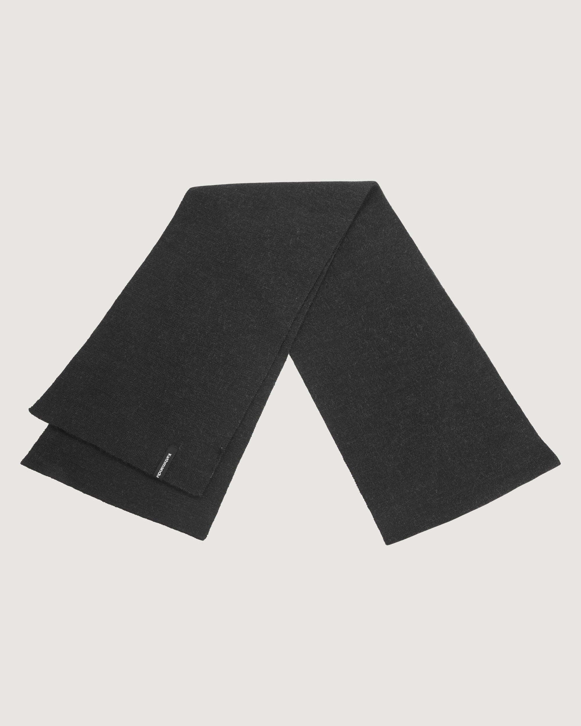 Premium Merino Wool Scarf for Men & Women - Soft & Warm Winter Accessory - Black - Perfect for Outdoor Activities & Cold Weather Fashion