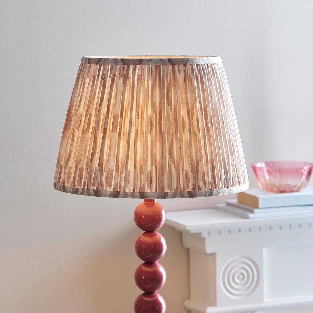 Auralis Ikat Floor Lamp with E27 Socket - Modern Handwoven Design for Living Room, Bedroom & Office Lighting