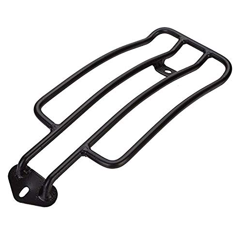 Harley Davidson Sportster XL1200 & 883 Motorcycle Rear Luggage Rack (1985-2003) - Heavy Duty Black Fender Rack for Solo Riders - Perfect for Touring, Commuting & Road Trips