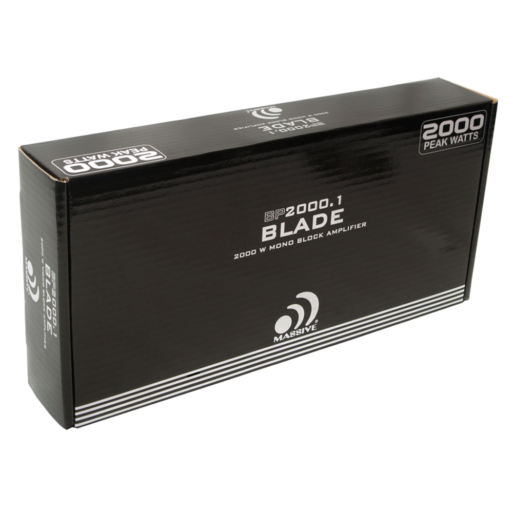 BP2000.1 1000W RMS Mono Car Amplifier - 1 Ohm Stable Digital Bass Amp for Subwoofers | Perfect for Car Audio Systems & Bass Enthusiasts