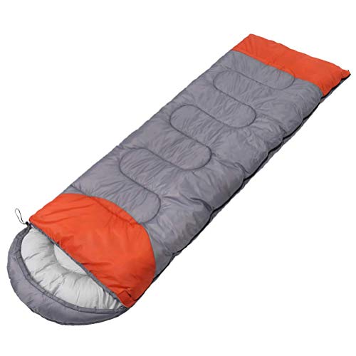 3-Season Lightweight Portable Sleeping Bag for Outdoor Hiking & Camping - Converts to Double Sleeping Bag with Compression Sack | Perfect for Backpacking, Family Camping & Adventure Travel