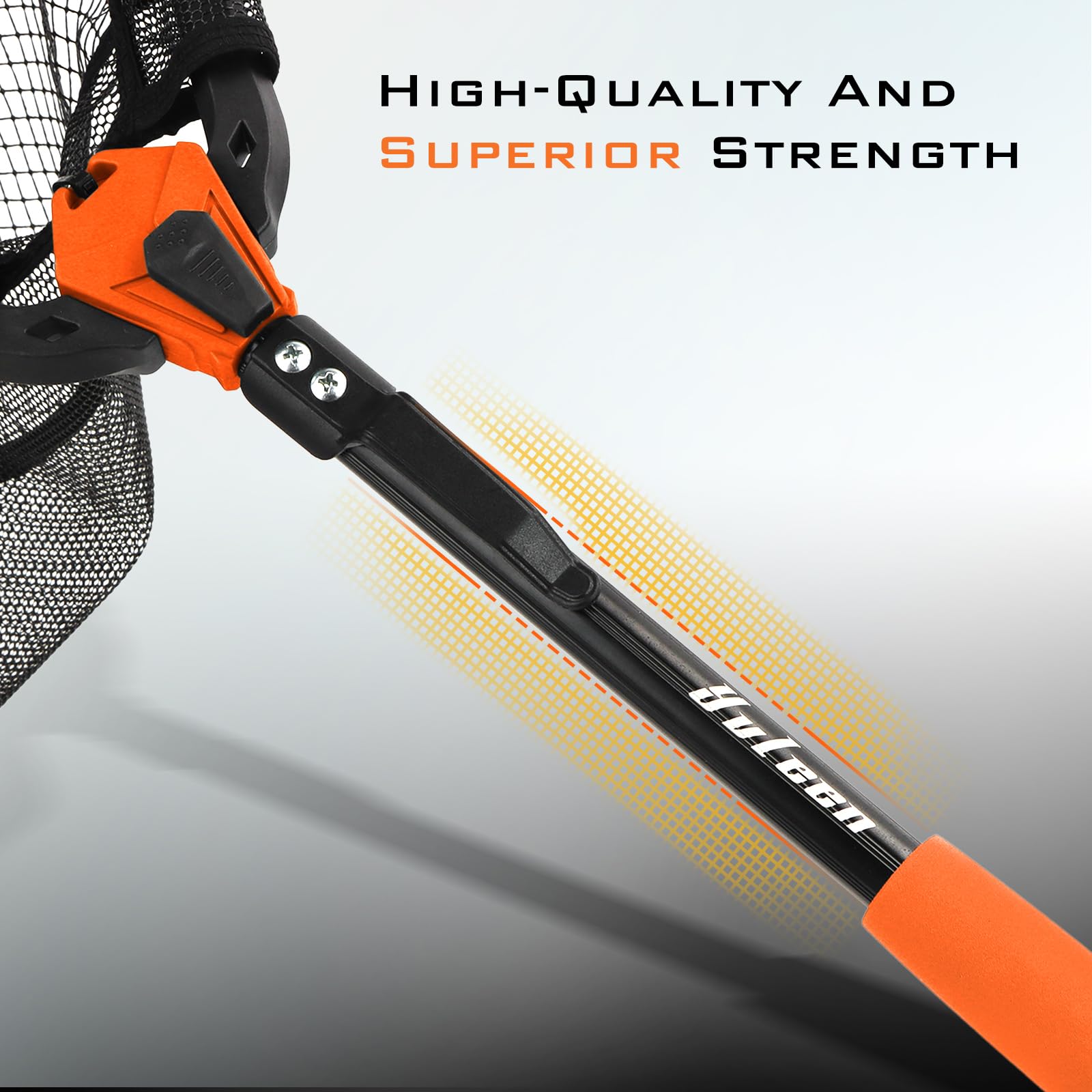 **YVLEEN Floating Fishing Net - Foldable & Lightweight Freshwater Landing Net with Ultra-Thin Rubber Mesh for Easy Catch & Release - Perfect Gift for Anglers - Ideal for Kayak, Boat, and Shore Fishing**
