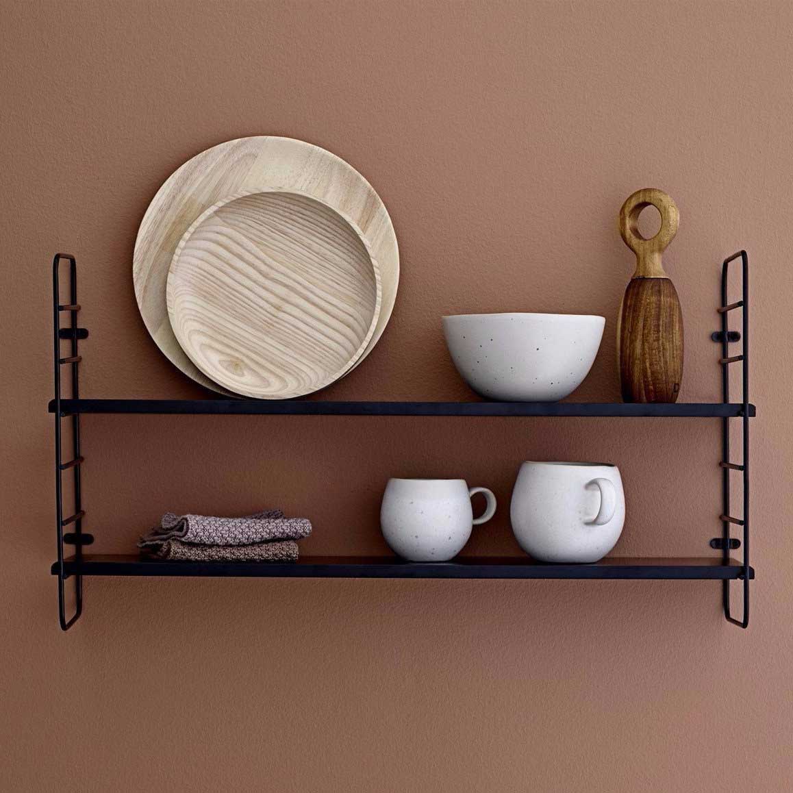 BLOOMINGVILLE White North Shelf - Modern Wall Shelf for Living Room, Bedroom & Office Storage Decor
