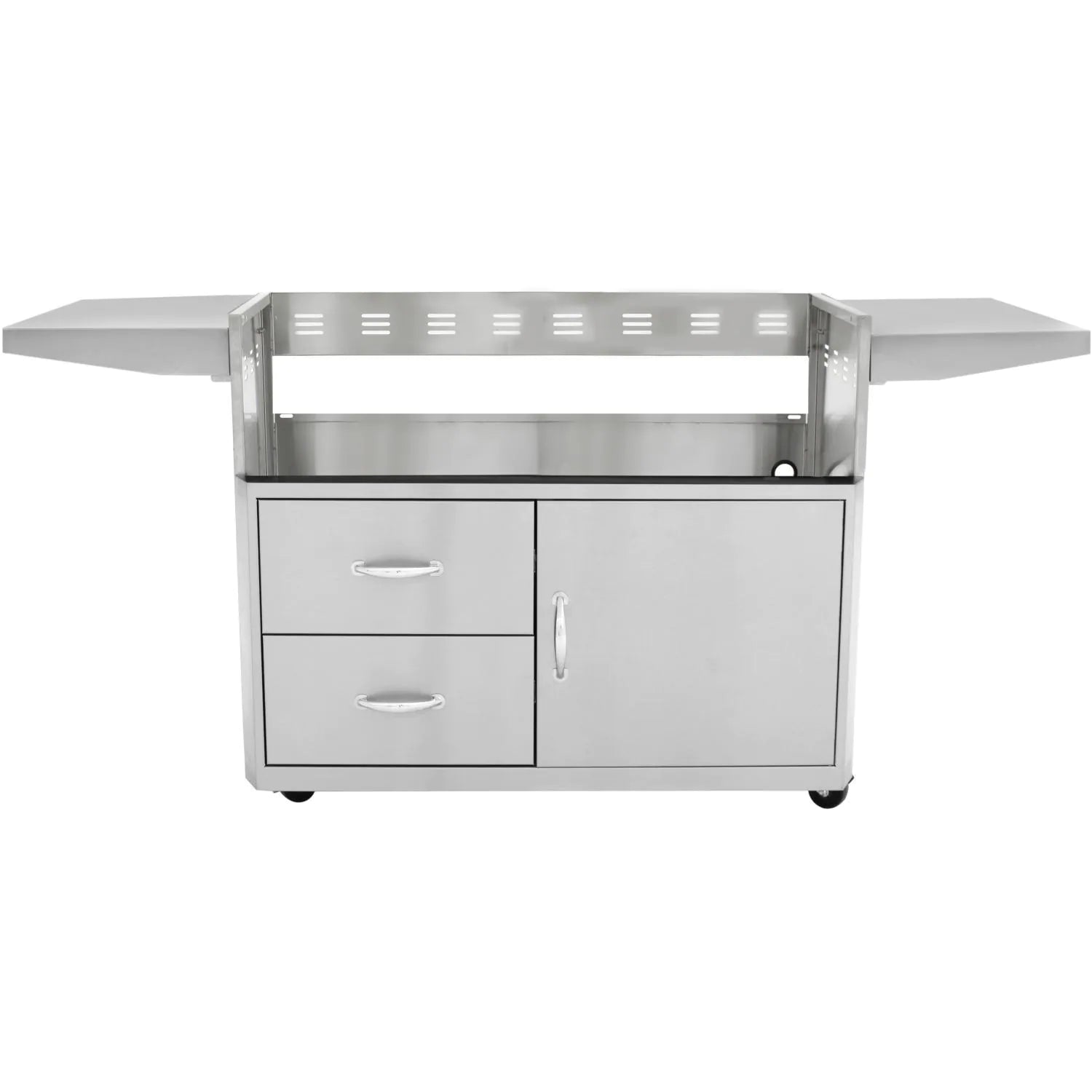 Blaze BLZ 4PRO Professional 4-Burner Grill Cart - Heavy Duty Outdoor BBQ Grill Station for Backyard, Patio & Tailgating | Premium Stainless Steel Construction