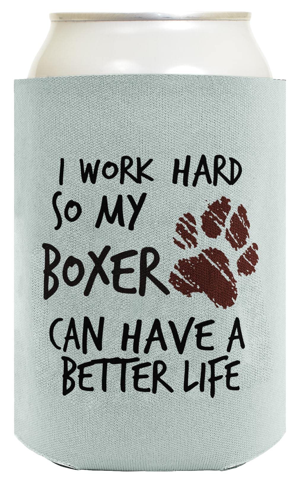 96-Pack Paw Print Can Coolers for Beer & Soda - Perfect Gifts for Dog Lovers & Boxer Owners - Keep Drinks Cold at BBQs, Parties & Outdoor Adventures