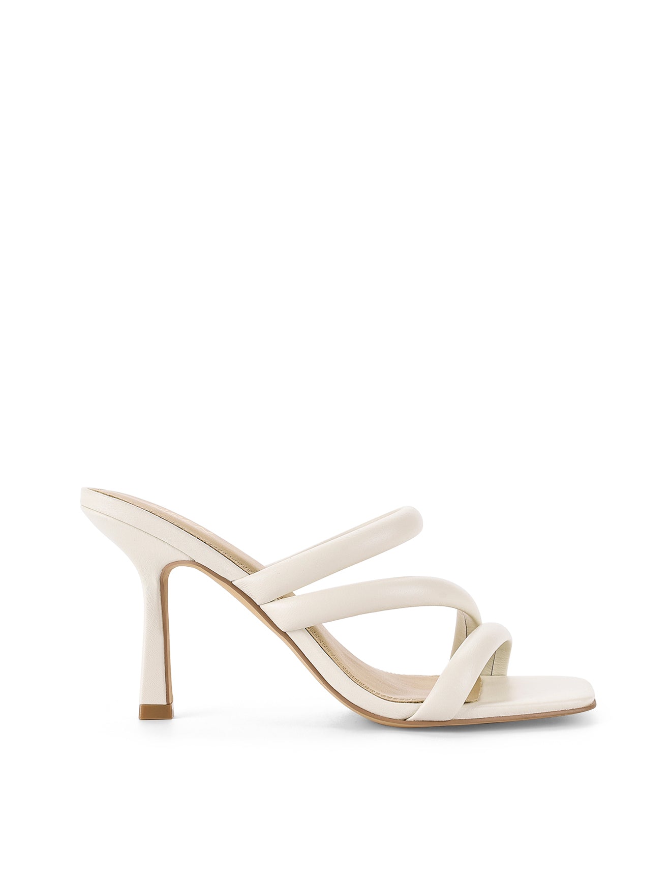 Spence Women's Heeled Sandals - Genuine Chalk Leather Dress Sandals for Weddings, Parties & Evening Events | Comfortable & Stylish Summer Shoes