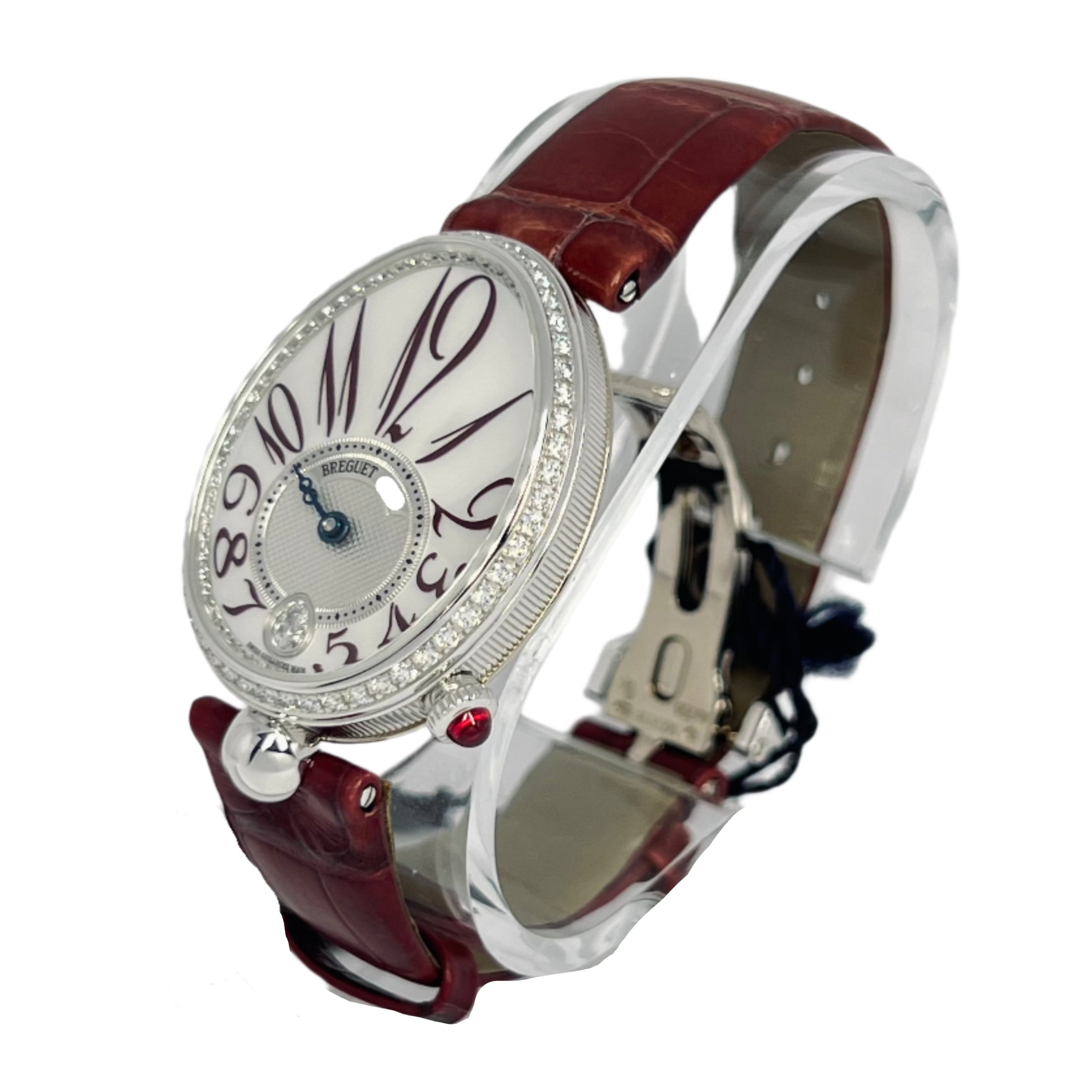 Breguet Reine de Naples 18K White Gold Diamond Ladies Watch - Luxury Women's Timepiece for Elegant Evening Events & Formal Occasions
