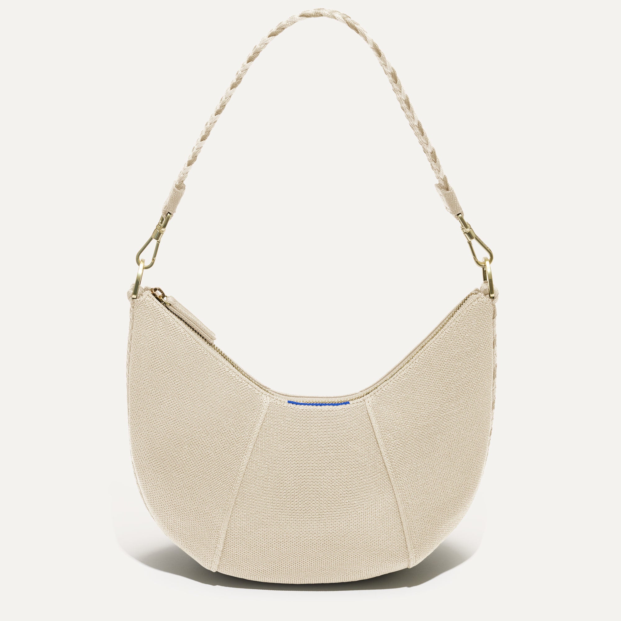 The Crescent Bag - Stylish Cream Twist Crossbody Purse for Women | Fashionable Shoulder Bag for Daily Use, Work, and Travel
