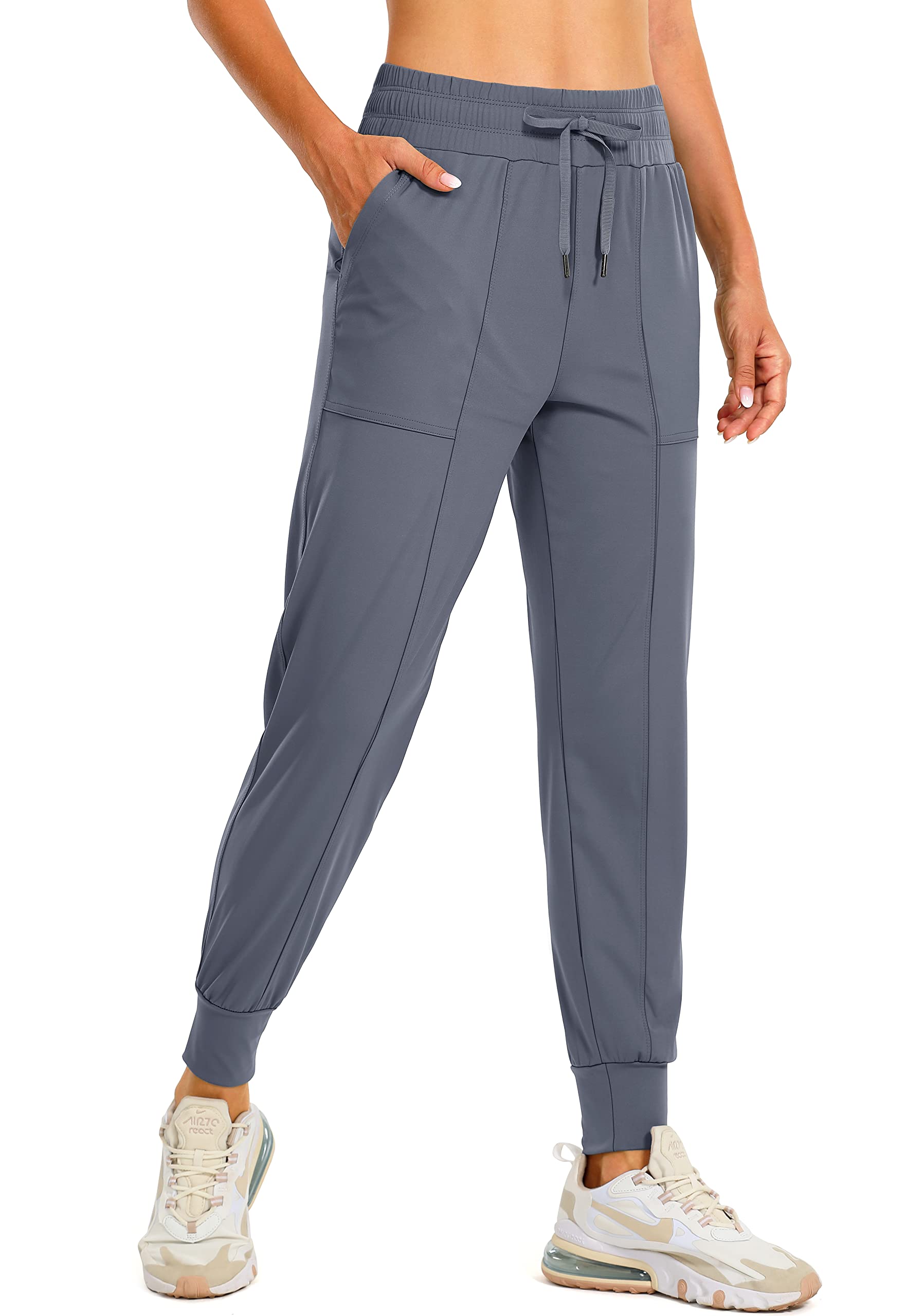 Gradual Women's High Waisted Jogger Pants - Athletic Sweatpants with Drawstring & Pockets - Comfortable Lounge Pants for Yoga, Running, and Casual Wear
