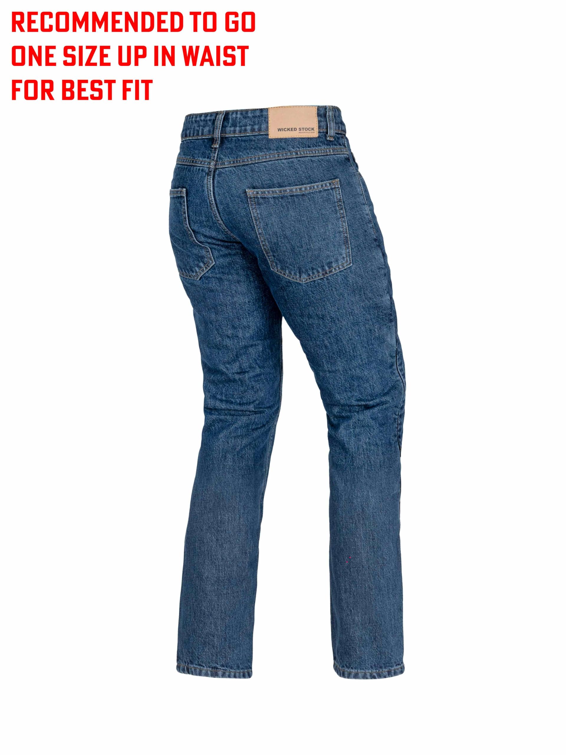 Men's Motorcycle Riding Jeans with CE Level 2 Armor - Dirtbike & Dual Sport Pants for Adventure Riding