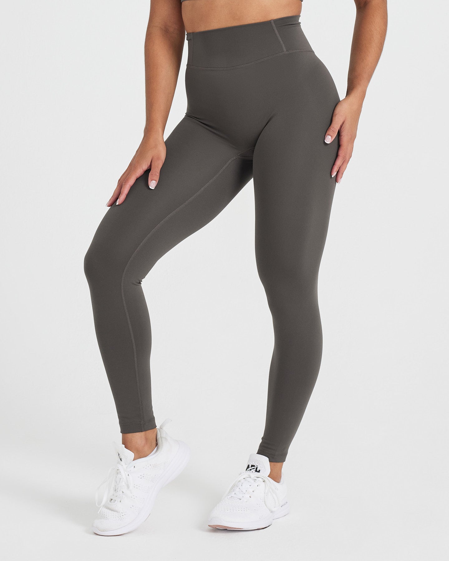Timeless High-Waisted Leggings for Women | Deep Taupe | Yoga, Workout & Everyday Wear