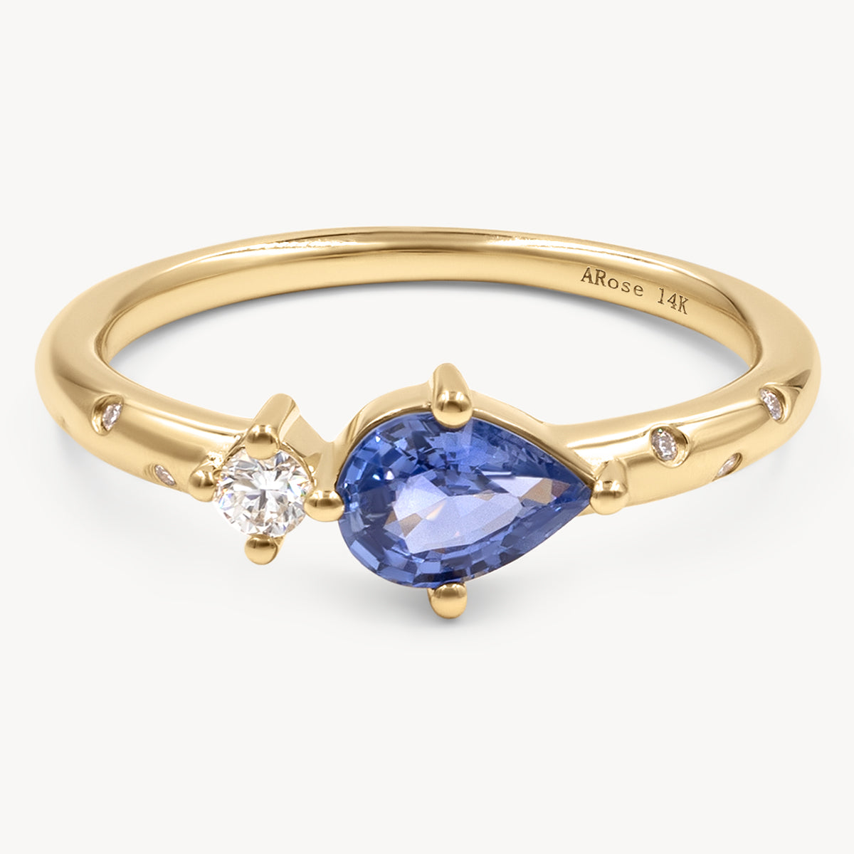 Midnight Blue Sapphire Ring for Women - Elegant Sterling Silver Jewelry Gift for Birthday, Anniversary & Valentine's Day - Perfect for Evening Parties, Date Nights & Special Occasions