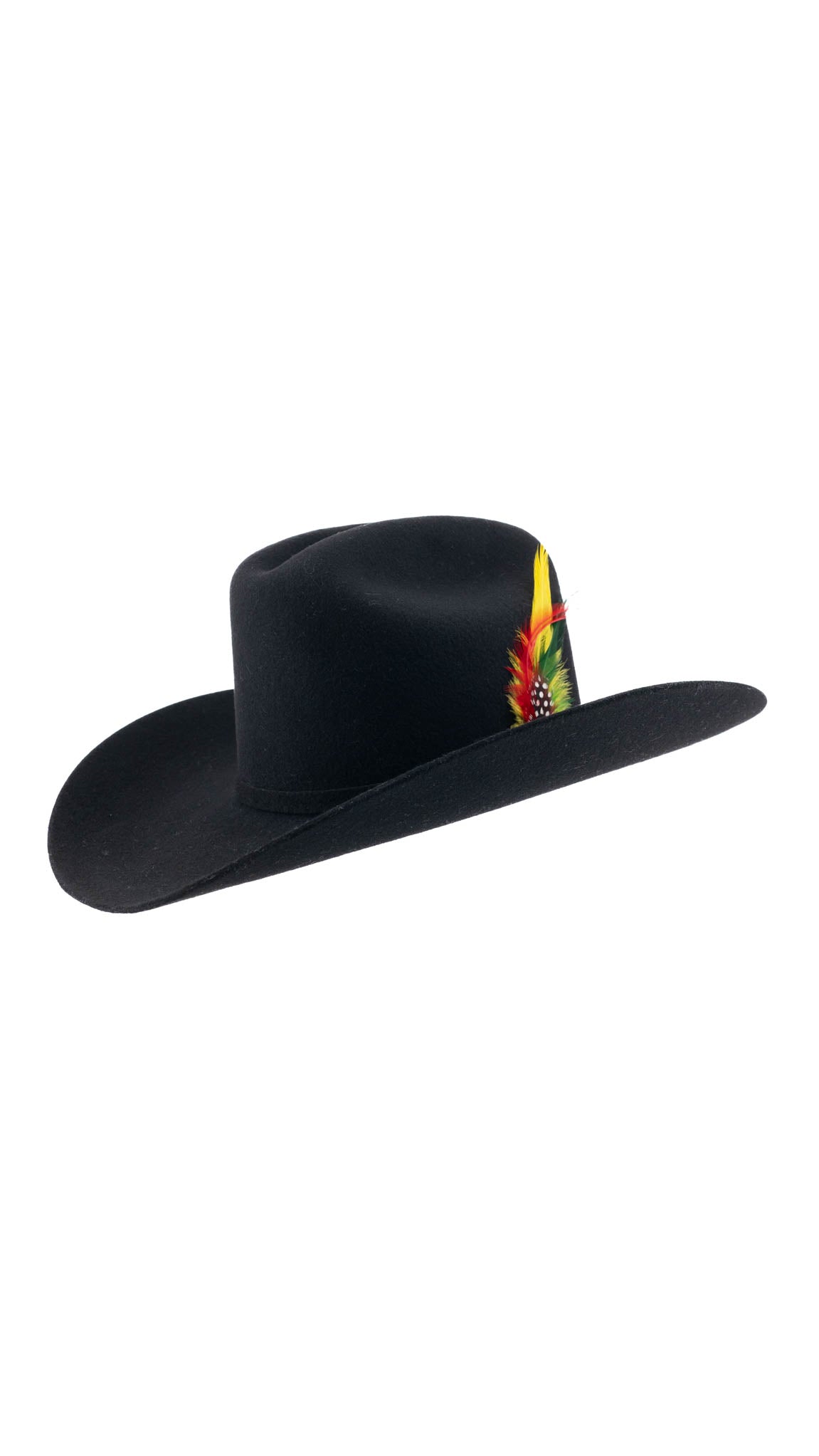 Rock'em 10X Johnson Premium Felt Cowboy Hat for Men - Western Style Rancher Hat for Outdoor, Rodeo, and Country Music Events