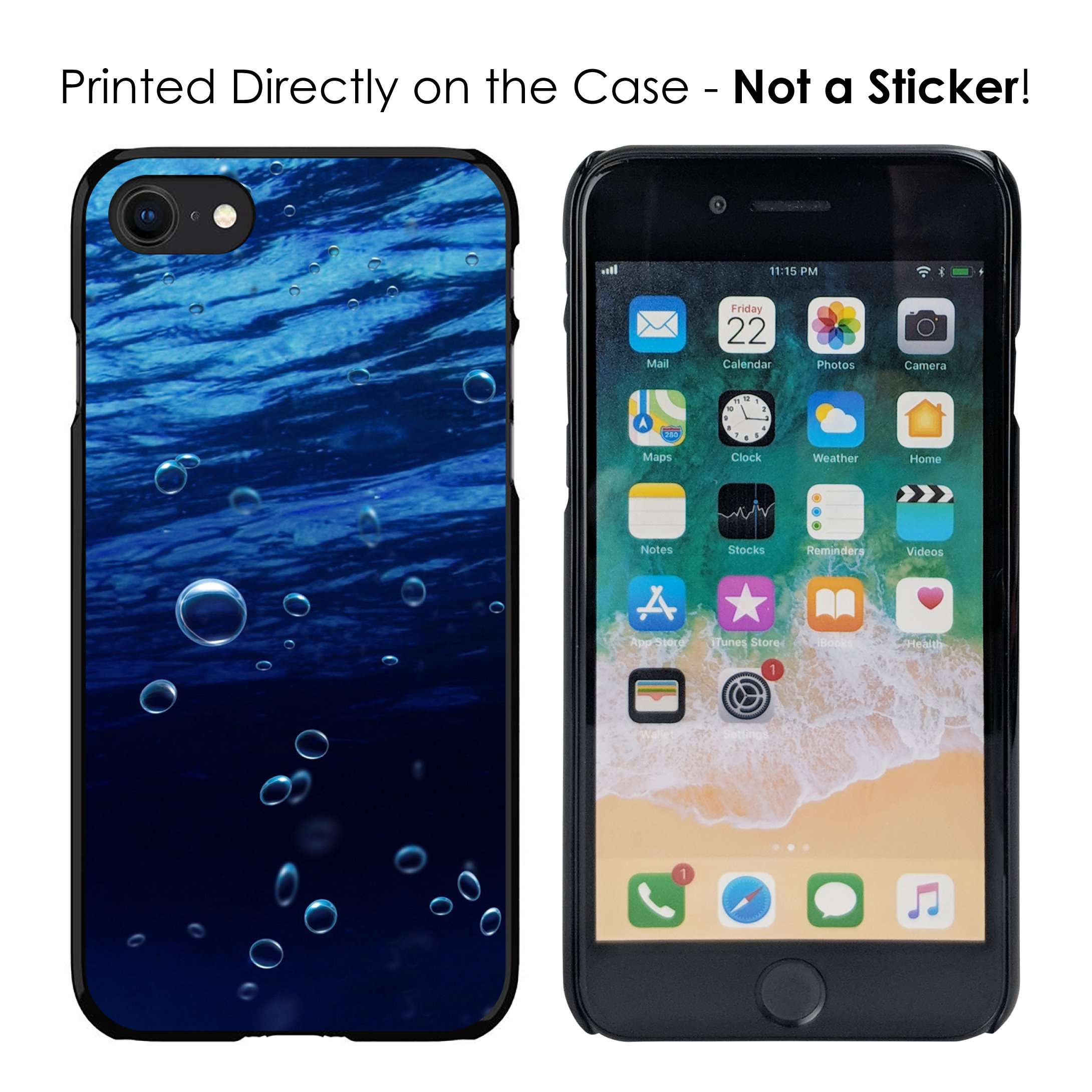 DistinctInk Ultra Slim Hard Plastic Case for iPhone 7/8/SE (2020) 5.5