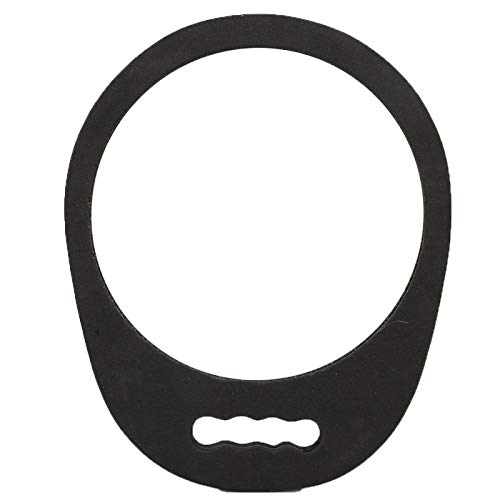 Vanity Mirror with LED Lights - Portable Makeup Mirror for Desktop, Travel & Home Use - 360° Rotating Cosmetic Mirror with Adjustable Brightness - Perfect for Makeup, Skincare & Hair Styling [Black]