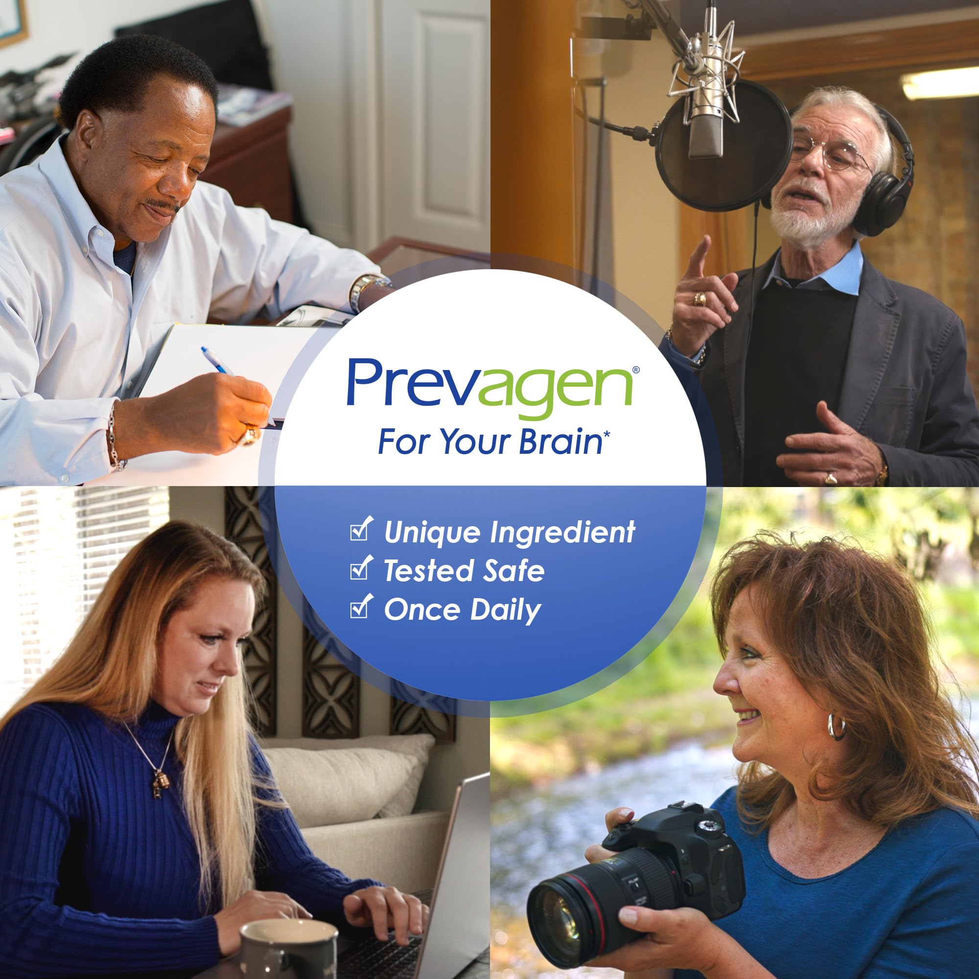Prevagen Regular Strength 10mg, 30 Capsules (3-Pack) - Brain Health Supplement with Apoaequorin & Vitamin D - Includes 7-Day Pill Organizer - Supports Memory & Cognitive Function for Adults & Seniors