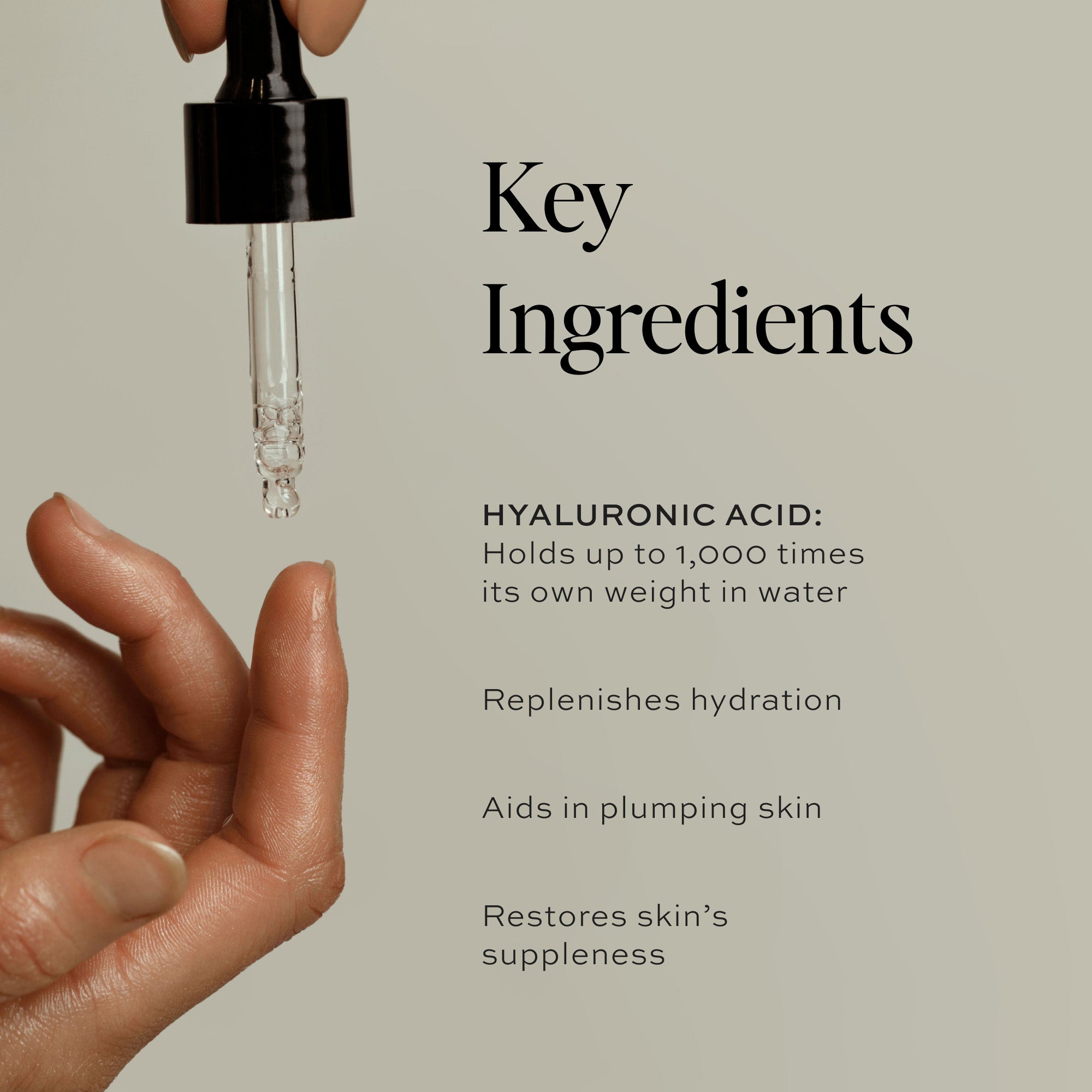 Best Hyaluronic Acid Serum for Face - Hydrating & Anti-Aging Facial Treatment - Perfect for Dry Skin & Wrinkle Reduction | Morning & Night Skincare Routine