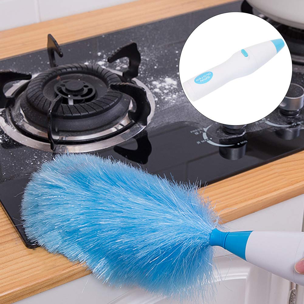 180 Degree Bendable Electric Duster - Powerful Rechargeable Blower for Cleaning Windows, Blinds, Furniture, Electronics & Hard-to-Reach Areas | Perfect for Home, Office & Car Cleaning