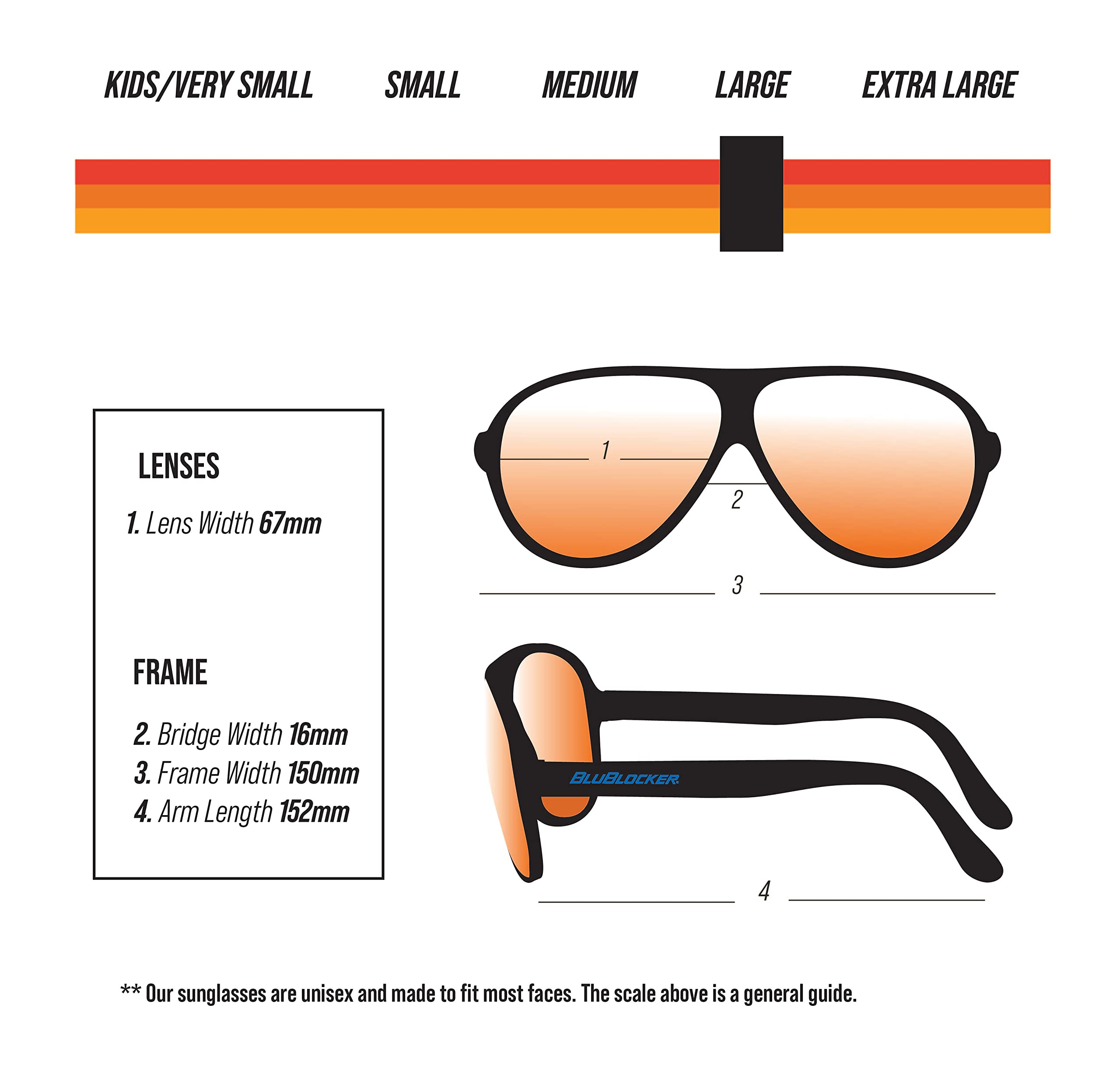 BluBlocker Original Aviator Sunglasses - Polarized & Scratch-Resistant Lenses - 100% UVA/UVB & Blue Light Protection - Unisex Retro Style (Model 0408K) - Perfect for Driving, Outdoor Sports & Everyday Fashion