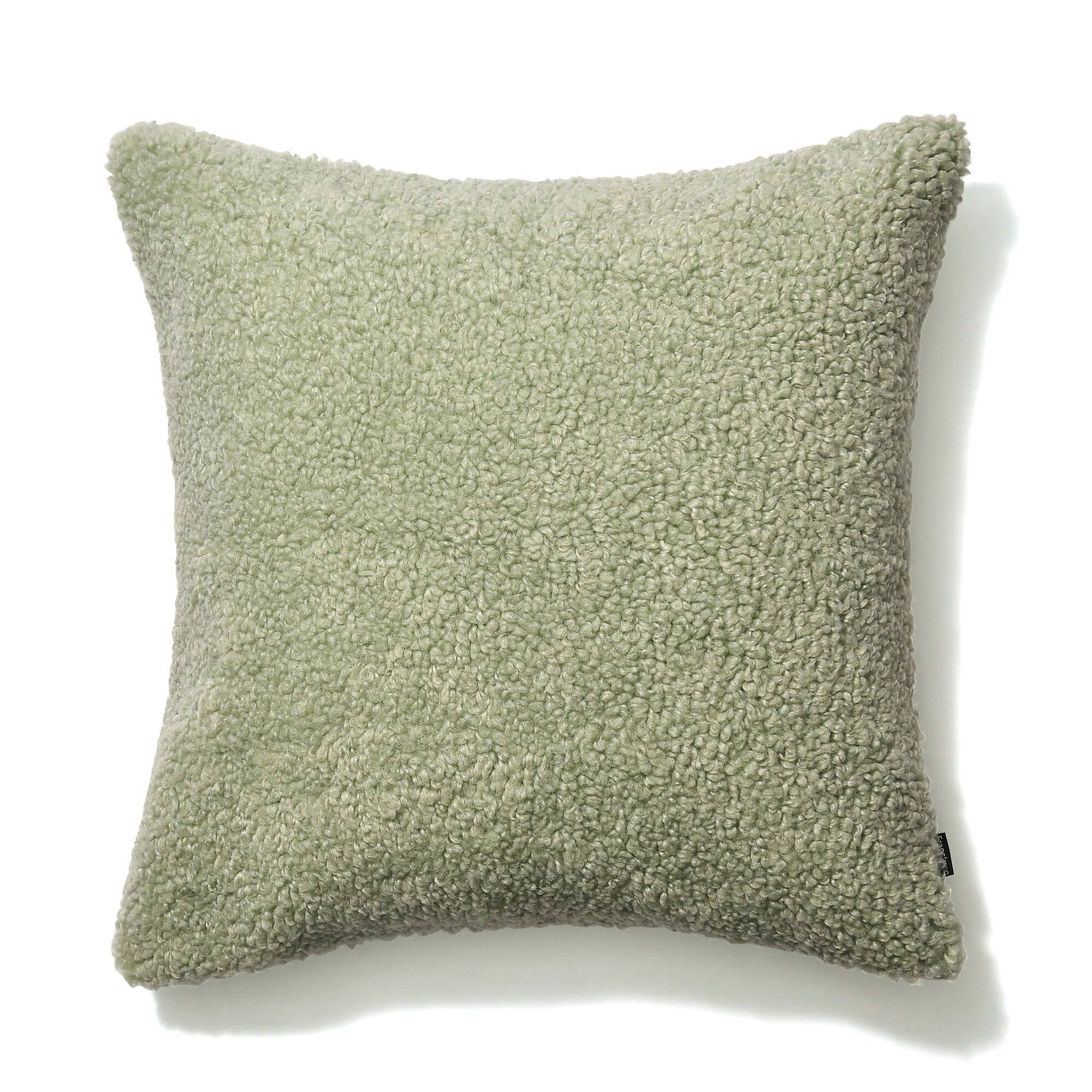 Premium 450x450 Fur Z Cushion Cover - Soft Light Green Decorative Pillow Case for Sofa, Bed & Home Decor - Cozy Living Room & Bedroom Accessory