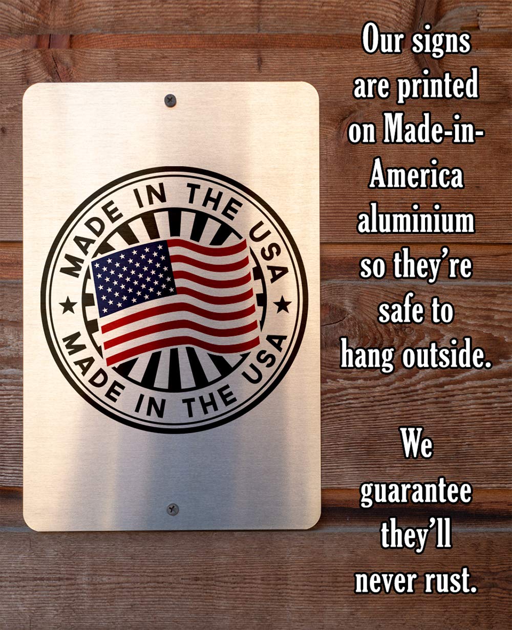 Durable Metal Grill Signs for Indoor & Outdoor Use - Perfect BBQ Restaurant Decor & Gift Idea (8