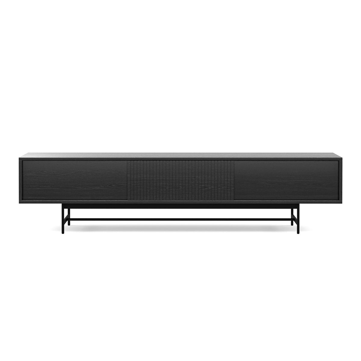 Kelsey 3 Door TV Stand with Storage - Modern Entertainment Center for Living Room, Bedroom & Home Theater - Fits 65 Inch TV & Media Devices