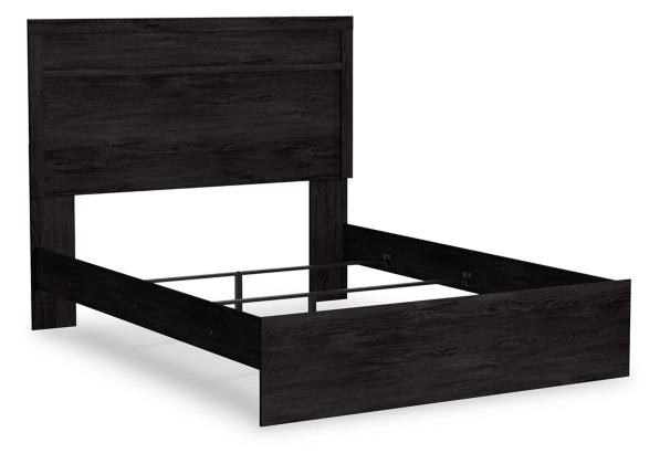 Belachime Queen Size Panel Bed Frame with 2 Nightstands - Modern Wooden Bedroom Set for Master Bedroom & Guest Room