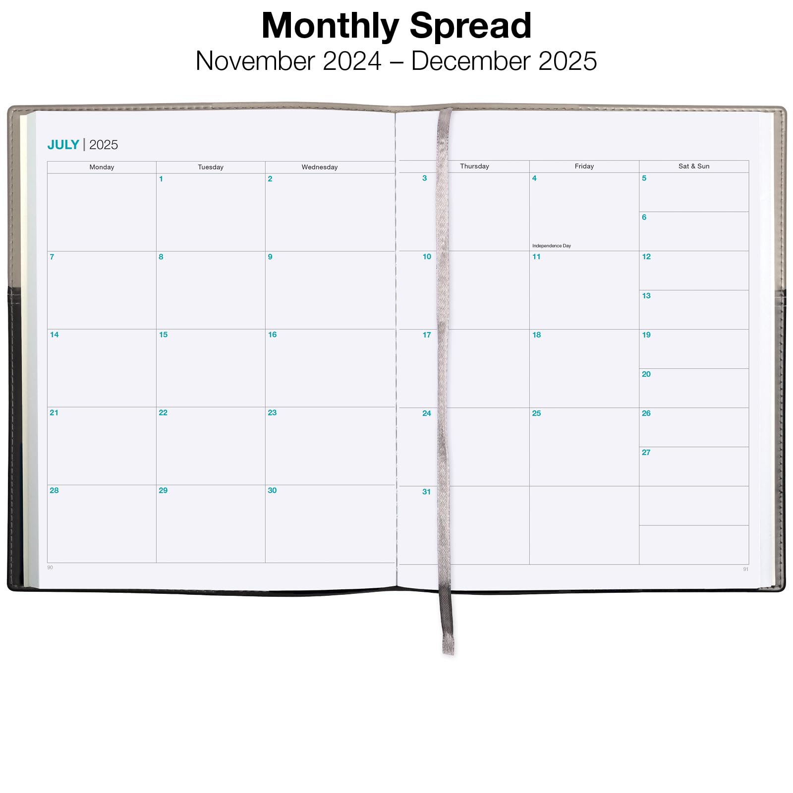 2025 Weekly & Monthly Planner Calendar - 8