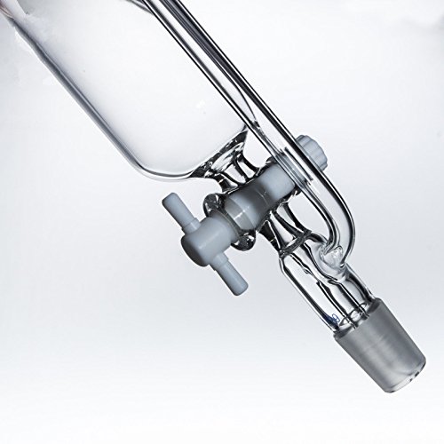 1000mL Glass Pressure Equalizing Addition Funnel with 24/29 Joint & Stopcock - Laboratory Dropping Funnel for Precise Chemical Reactions, Distillation & Titration Experiments