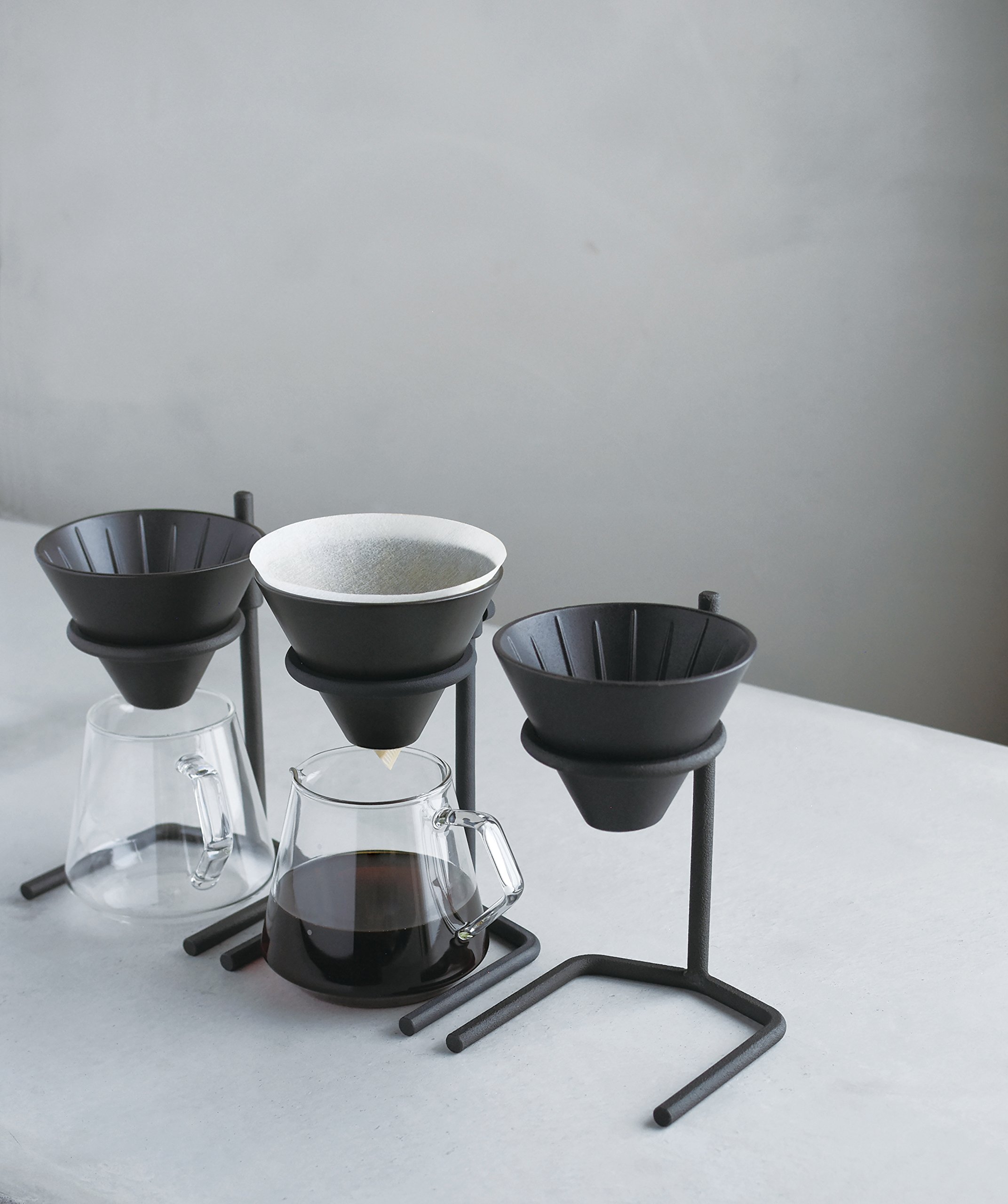 KINTO 27573 SCS-S04 4-Cup Coffee Brewer Stand Set - Dishwasher Safe, Perfect Gift for Coffee Lovers - Ideal for Home, Office, and Kitchen Use