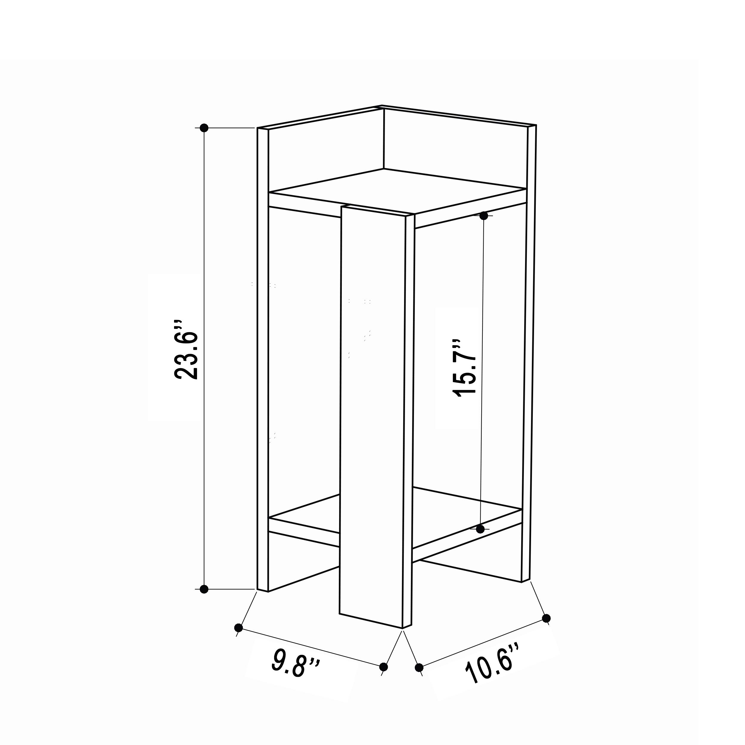 Ada Home Décor Nassau Nightstands - 23.62