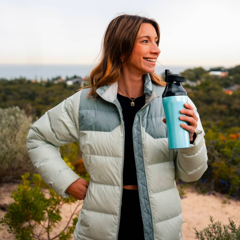 Sttoke Hydrate+ Lid - Insulated Stainless Steel Water Bottle Lid for Hot & Cold Drinks - Perfect for Hiking, Gym, Office & Travel